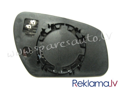 3202546E - 6411392; 1255900; 1363674; 3S7117K741CA heated, convex, chrome L - Spoguļa Stikls Ar Pama Rīga - foto 1