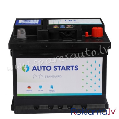 5-544402 - Akumulators AUTO STARTS STANDARD 12V 44Ah, 440A (EN) 207x175x175 0/1 - Akumulators - UNSO Rīga - foto 1
