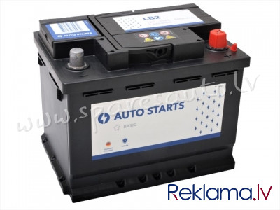 5-560408B - 60 AUTO STARTS BASIC 12V 60Ah 540A (EN) 242x175x190 0/1 - Akumulators - UNSORTED AKUMULA Rīga - foto 1