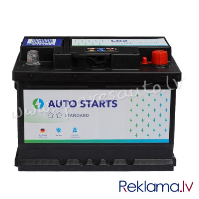 5-560409 - Akumulators AUTO STARTS 12V 60Ah 540A (EN) 242x175x175 0/1 - Akumulators - UNSORTED AKUMU Rīga - foto 1