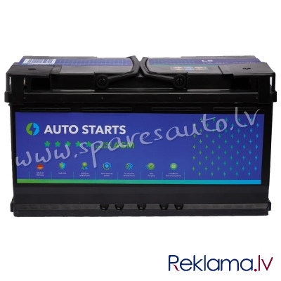 5-595901 - Akumulators AUTO STARTS HIGH ENERGY AGM 12V 95Ah, 850A (EN) 353x175x190 0/1 - Akumulators Rīga - foto 1