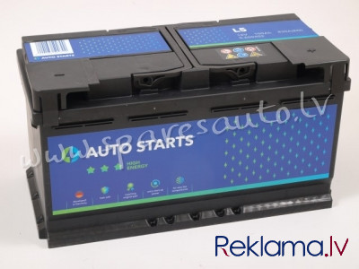 5-600402 - Akumulators AUTO STARTS HIGH ENERGY 12V 100Ah, 830A (EN) 353x175x190 0/1 - Akumulators -  Rīga - foto 1