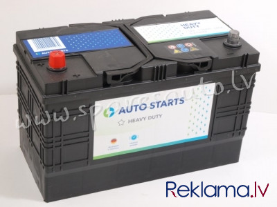 5-610048 - Kravas a/m akumulators AUTO STARTS HEAVY DUTY 12V 110Ah 680A (EN) 347x173x234 1/1 - Akumu Рига - изображение 1