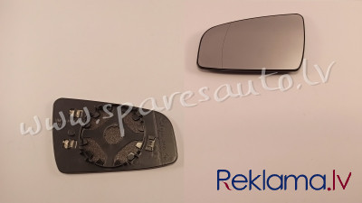 5561542M - 6411441; 13162274; 1426545; 6428225 heated, aspherical, chrome, 05->08 L - Spoguļa Stikls Рига - изображение 1