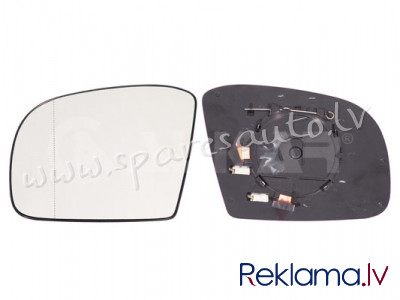 6431694 - 6431694; 2518101119; A1648100119 heated, aspherical, chrome, 06->09 L - Spoguļa Stikls Ar  Rīga - foto 1