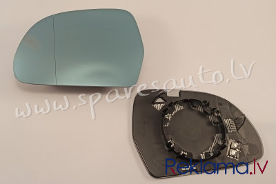 6923545E - 1Z0857521 heated, aspherical, blue L - Spoguļa Stikls Ar Pamatni - AUDI A4/S4  B8 (2008-2 Rīga - foto 1