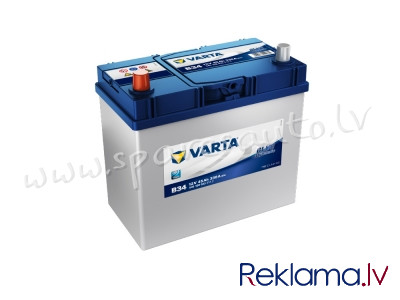 7-545158 - Akumulators VARTA BLUE DYNAMIC B34 12V 45Ah 330A (EN) 238x129x227 1/1 - Akumulators - UNS Рига - изображение 1
