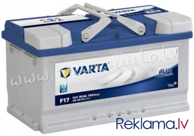 7-580406 - Akumulators VARTA BLUE DYNAMIC F17 12V 80Ah 740A (EN) 315x175x175 0/1 - Akumulators - UNS Рига - изображение 1