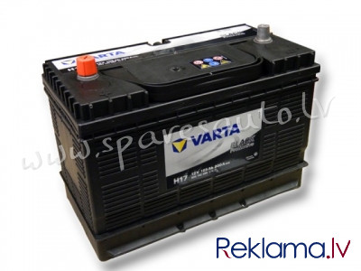 7-605102080 - Kravas a/m akumulators VARTA PROMOTIVE BLACK H17 12V 105Ah 800A (EN) 330x172x238 B01 9 Рига - изображение 1