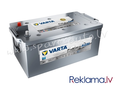 7-710901120 - Kravas a/m akumulators VARTA PROMOTIVE AGM A1 12V 210Ah(c20) 1200A(EN) 518x276x242mm 3 Rīga - foto 1