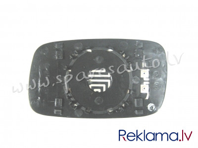 9546555E - OE 6432154; 357857522A; 6K9857522G heated, convex, chrome, 88->96 R - Spoguļa Stikls Ar P Рига - изображение 1