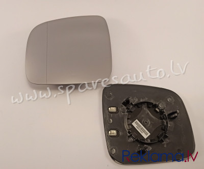 9568548E - 7H1857521A,7H1857521N heated, aspherical, chrome L - Spoguļa Stikls Ar Pamatni - VW TRANS Rīga - foto 1