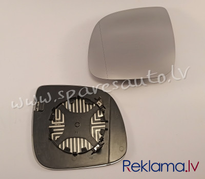 9581545E - 7E1857521K, 7L6857521K, 6471799 heated, aspherical, chrome (VW T5 108mm) L - Spoguļa Stik Rīga - foto 1