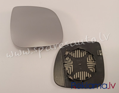 9581555E - 7E1857522K, 7L6857522Q heated, convex, chrome (VW T5 108mm) R - Spoguļa Stikls Ar Pamatni Rīga - foto 1