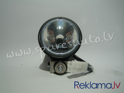 9902292E - spotlight, H3 12/24V, white/ black, ring 84x90mm - Miglas Lukturis - UNSORTED UNIVERSĀLIE Рига - изображение 1