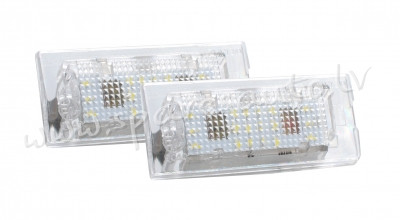 CLP001 - LED license plate light LP-E5383 LED type and amount: 18PCS 3014 Designed for: X5 E53 99~06 Рига - изображение 1