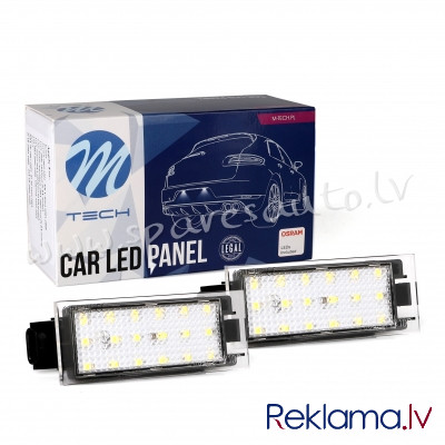 CLP121 - LED license plate light RENAULT Clio III 18SMD - Numura Apgaismojums Led - UNSORTED LICENSE Rīga - foto 1