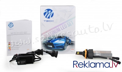 LSO11 - H11 LED SET M-TECH Platinum H11 - Spuldzite Led - UNSORTED LED SET Рига - изображение 1
