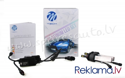 LSO8 - H8 LED SET M-TECH Platinum H8 - Spuldzite Led - UNSORTED LED SET Рига - изображение 1
