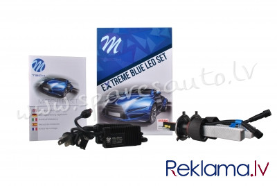 LSOXB4 - H4 LED SET M-TECH Extreme Blue H4 - Spuldzite Led - UNSORTED LED SET Рига - изображение 1