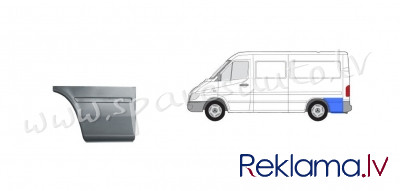 PBZ88027EL -  rear fender rear part, wheelbase 3550 mm L - Aizmugurējais Spārns - MERCEDES SPRINTER  Рига - изображение 1