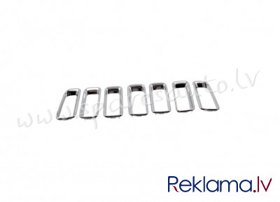 PCR07034MA - 'OEM: 68109865AA' chrome, 7 pcs., set - Restes Rāmītis - JEEP COMPASS (2011-2016) Rīga - foto 1