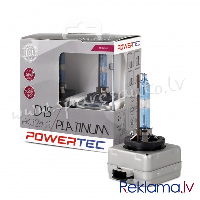 PTZPTD1S-DUO - D1S Powertec Platinum +130% D1S DUO 2pc - Ksenona Spuldzite D Sērija - UNSORTED XENON Рига - изображение 1