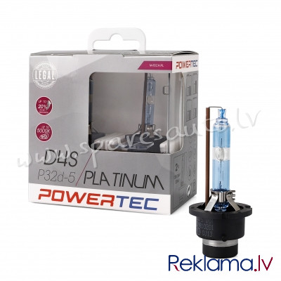 PTZPTD4S-DUO - D4S Powertec Platinum +130% D4S DUO 2pc - Ksenona Spuldzite D Sērija - UNSORTED XENON Рига - изображение 1