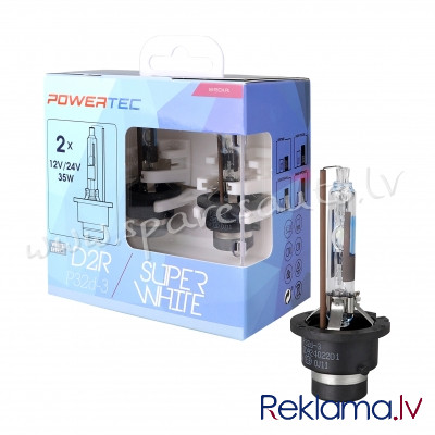 PTZSWD2R-DUO - D2R Powertec SuperWhite D2R DUO 2pc - Ksenona Spuldzite D Sērija - UNSORTED XENON BUL Рига - изображение 1