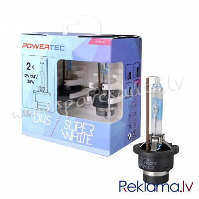 PTZSWD4S-DUO - D4S Powertec SuperWhite D4S DUO 2pc - Ksenona Spuldzite D Sērija - UNSORTED XENON BUL Рига - изображение 1
