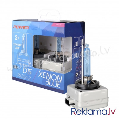 PTZXBD1S-DUO - D1S Powertec Xenon Blue D1S DUO 2pc - Ksenona Spuldzite D Sērija - UNSORTED XENON BUL Рига - изображение 1