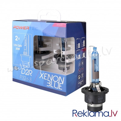 PTZXBD2R-DUO - D2R Powertec Xenon Blue D2R DUO 2pc - Ksenona Spuldzite D Sērija - UNSORTED XENON BUL Рига - изображение 1