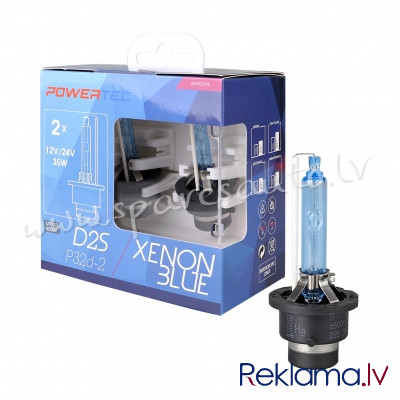 PTZXBD2S-DUO - D2S Powertec Xenon Blue D2S DUO 2pc - Ksenona Spuldzite D Sērija - UNSORTED XENON BUL Рига - изображение 1