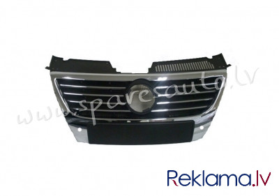 PVW07056GAE(K) - 'OEM: 3CO853651AFPW' big logo, with chrome frame, With parktronics' holes - Reste - Rīga - foto 1