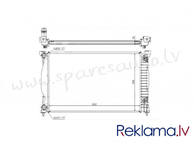 RA60305A - 'OEM: 8E0121251L' AT, RKPRC839, EDA PARTS - Radiators - AUDI A6  C5 (2001-2005) Рига - изображение 1