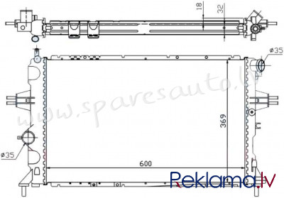 RA63006A - 'OEM: 1300208'  - Radiators - OPEL ZAFIRA  A (1999-2005) Рига - изображение 1