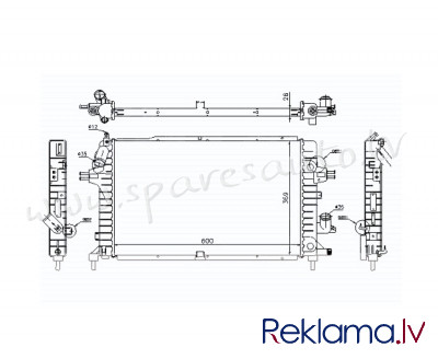 RA63029Q - 'OEM: 1300269' MT, EDA Cooling - Radiators - OPEL ZAFIRA  B (2005-2008) Rīga - foto 1