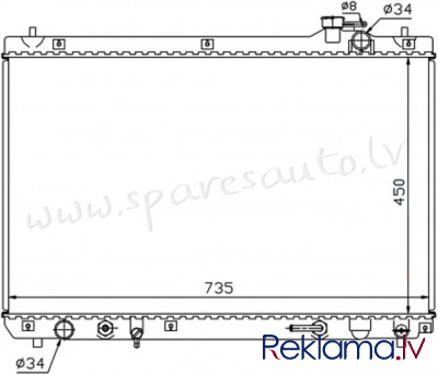 RA64766Q - 'OEM: 16400-20130' AT, EDA Cooling - Radiators - LEXUS RX  XU10 (1998-2003) Rīga - foto 1