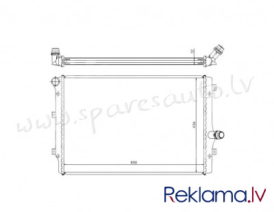 RA65281Q - 'OEM: 1K0121251N' MT/AT, EDA Cooling - Radiators - VW TOURAN (2003-2006) Rīga - foto 1