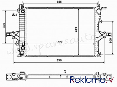 RA65552A - 'OEM: 8601431' 2.0T, 2.3T, 2.4D, 2.4T, EDA Cooling - Radiators - VOLVO V70 (2005-2007) Rīga - foto 1