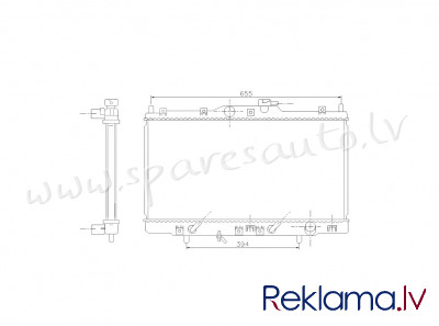 RA68103A - 'OEM: 19010PPAA51' ELEMENT, L4, RKSD1/2/3/4/5, AT, EDA Cooling - Radiators - HONDA ELEMEN Рига - изображение 1