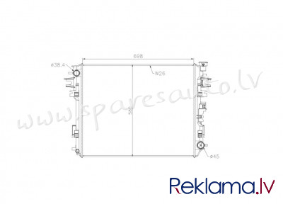 RADGA028 - 'OEM: 55056858AB' EDA Cooling - Radiators - DODGE RAM (2019-2024) Рига - изображение 1