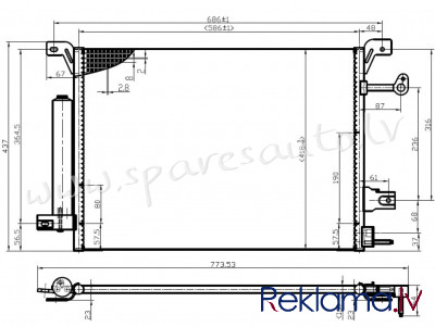 RC3791 - 'OEM: AR3Z19712A' 3.7L, 4.0L, 4.6L, 5.0L, 5.4L, EDA Cooling - Kondicioniera Radiators - FOR Рига - изображение 1