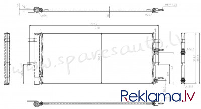 RC4211 - 'OEM: DG9Z 19712 A' EDA Cooling - Kondicioniera Radiators - FORD S-MAX (2015-2023) Рига - изображение 1