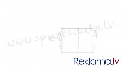 RC606FD2039 - 'OEM: 8L8Z19712J' EDA Cooling - Kondicioniera Radiators - FORD ESCAPE (2008-2012) Rīga - foto 1