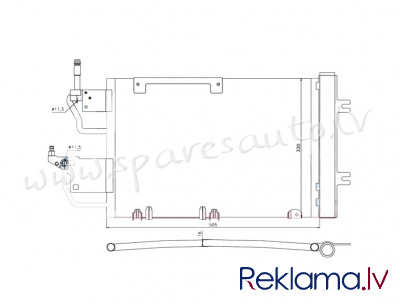 RC940052 - 'OEM: 1850111' CDTI, EDA Cooling - Kondicioniera Radiators - OPEL ZAFIRA  B (2005-2008) Рига - изображение 1