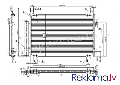 RC940085 - 'OEM: 88460-0D060' 1.4D4D, EDA Cooling - Kondicioniera Radiators - TOYOTA YARIS  XP90  HB Рига - изображение 1
