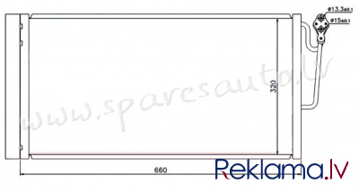 RC940118 - 'OEM: 64536941084' (07 -), EDA Cooling - Kondicioniera Radiators - MINI COOPER (2001-2015 Рига - изображение 1