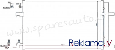 RC940135 - 'OEM: 13267649' 1.7CDI, 2.0CDI, EDA Cooling - Kondicioniera Radiators - OPEL ZAFIRA TOURE Рига - изображение 1