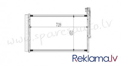 RC940157 - 'OEM: 7P0.820.411 A' EDA Cooling - Kondicioniera Radiators - VW TOUAREG  7P5 (2014-2018) Rīga - foto 1
